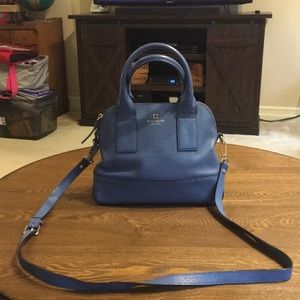 Authentic blue leather Kate Spade purse